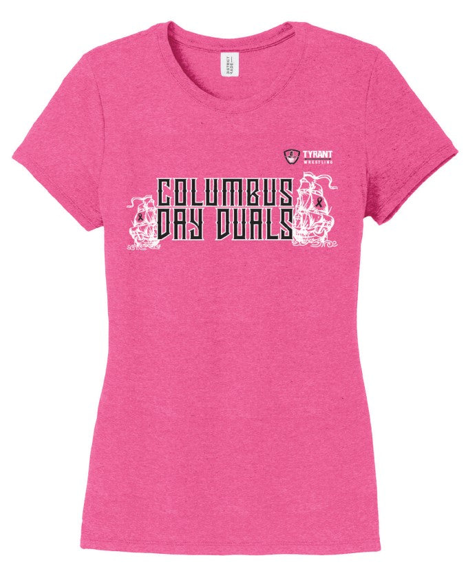 CDD Ladies Short Sleeve Shirt-Pink