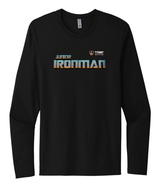 Jr Ironman Long Sleeve Shirt-Black