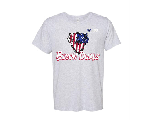 BISON SHORT SLEEVE TEE GREY