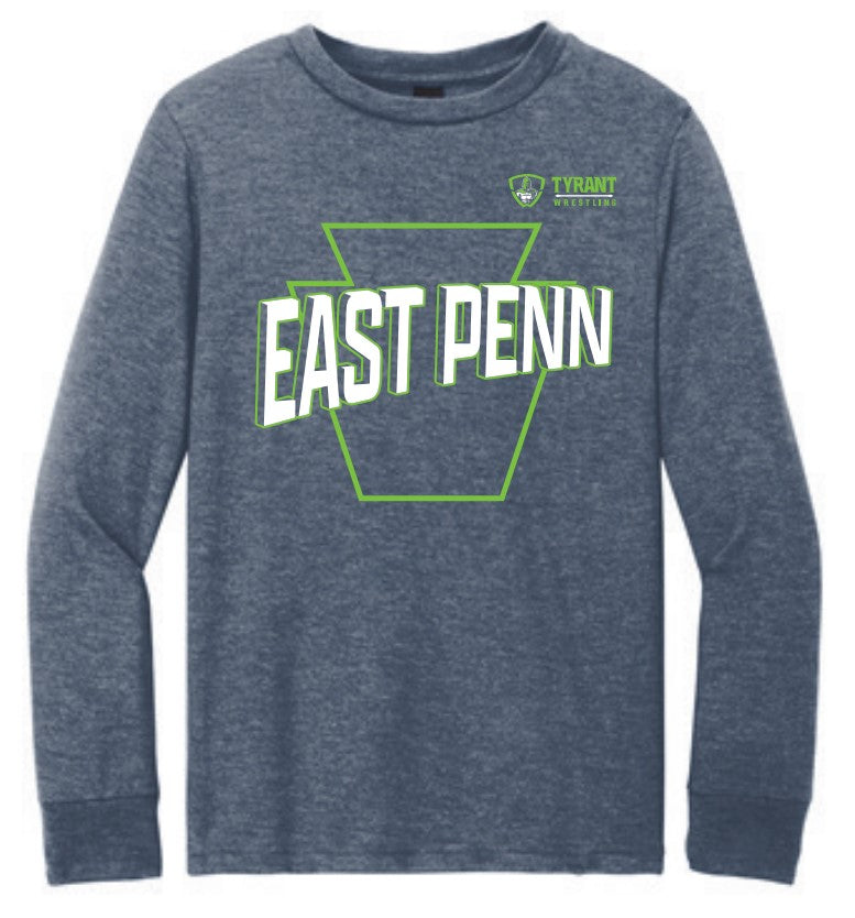 East Penn Duals Youth Long Sleeve Shirt-Navy